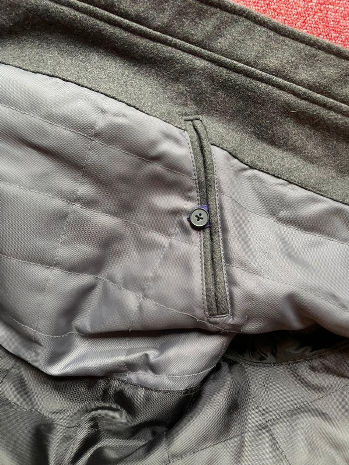 Manteau chaud gris avec attaches et fermeture - photo numéro 3