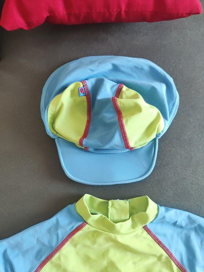 Ensemble combinaison et casquette pour piscine 9 à 12 mois - photo numéro 3