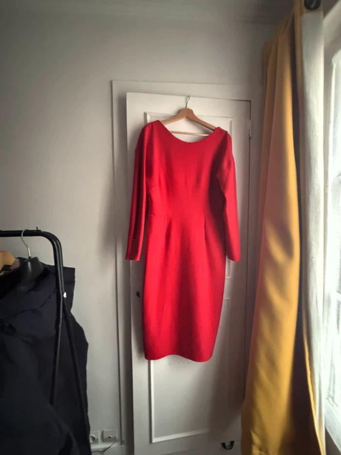 Robe rouge zip - photo numéro 1