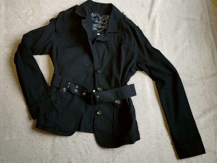 Veste noire femme demi-saison - photo numéro 1