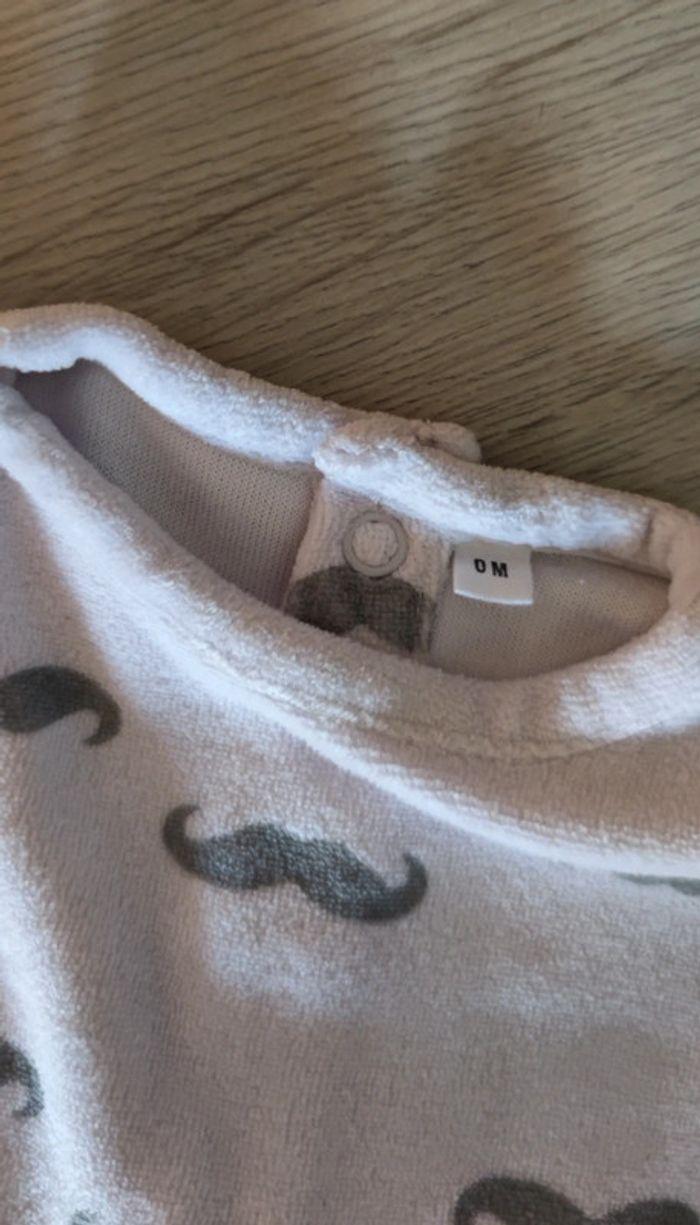 Pyjama naissance moustache - photo numéro 2