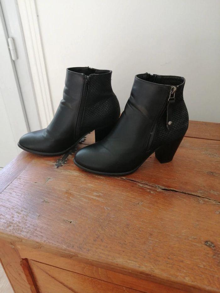 Bottines à talons noires - photo numéro 5