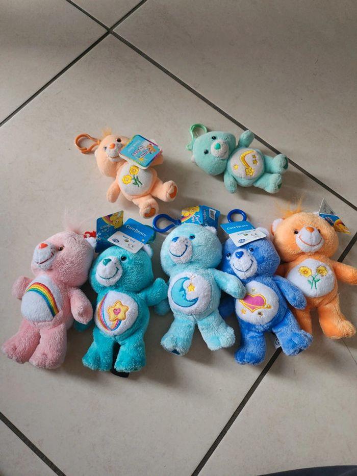 Lot de porte clés peluche collector bisounours - photo numéro 1