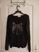 Pull noir, Zara knitwear