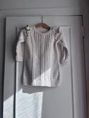 Gap baby 12-18 mois robe tricot écru