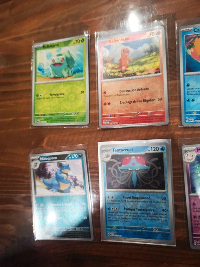 Lot de 10 cartes pokémon 151 reverses - photo numéro 2