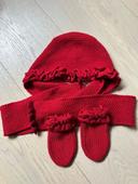 Ensemble bonnet/écharpe et gants