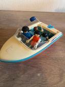 Famille et bateau vintage playmobil