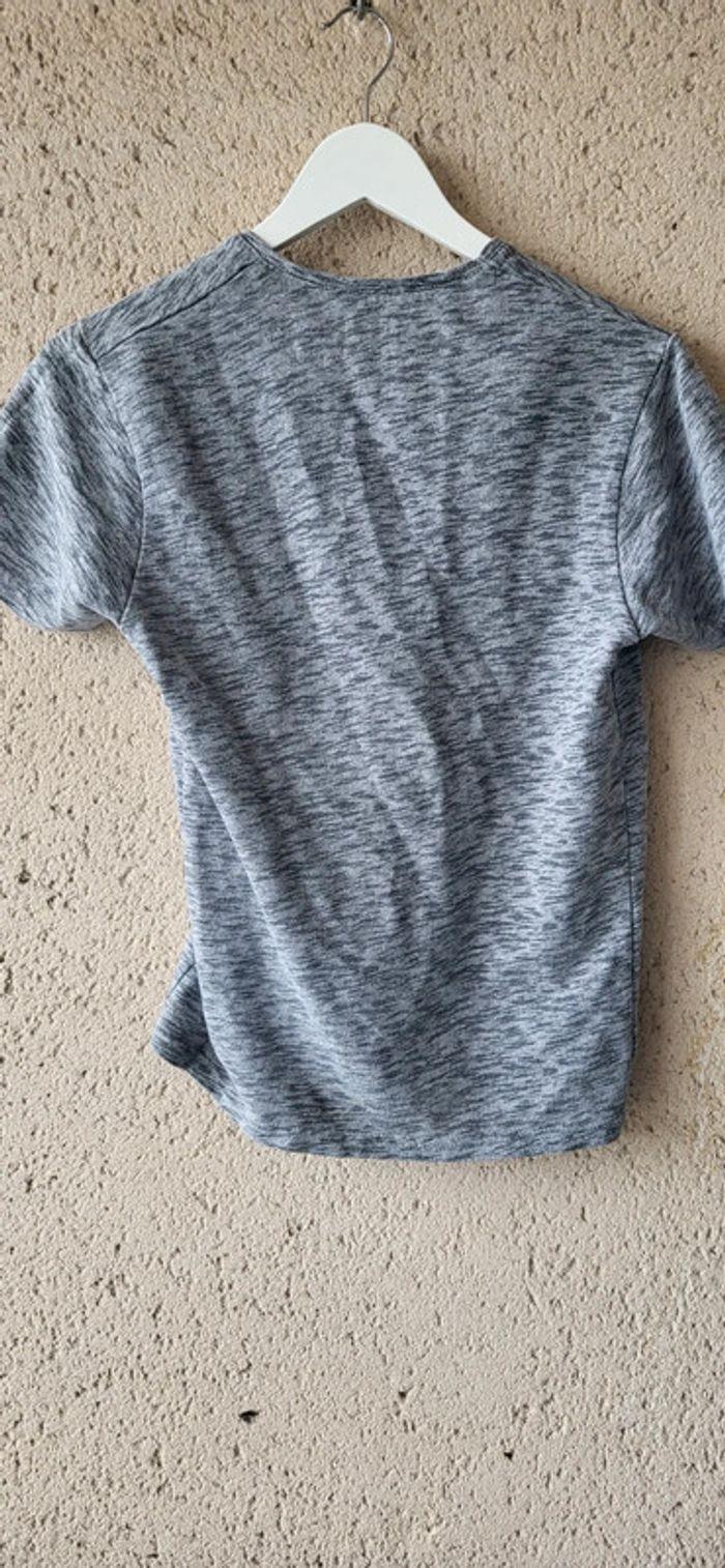 T-shirt enfant gris et noir 12ans - photo numéro 3