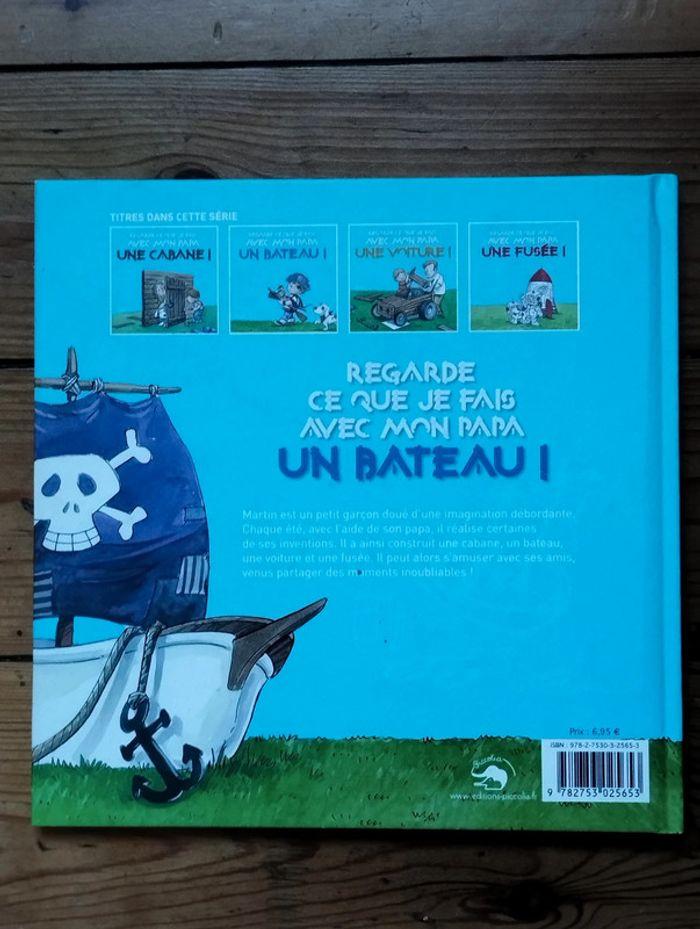 Livre comme neuf Regarde ce que je fais avec mon papa Un bateau ! - photo numéro 2