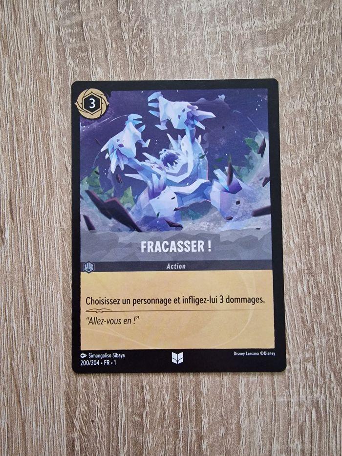 Carte Disney Lorcana Fracasser 200/204