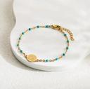 bracelet Bleu Clair-Vierge Marie Vierge Marie