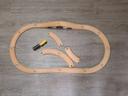 Train en bois avec petit train circuit modulable