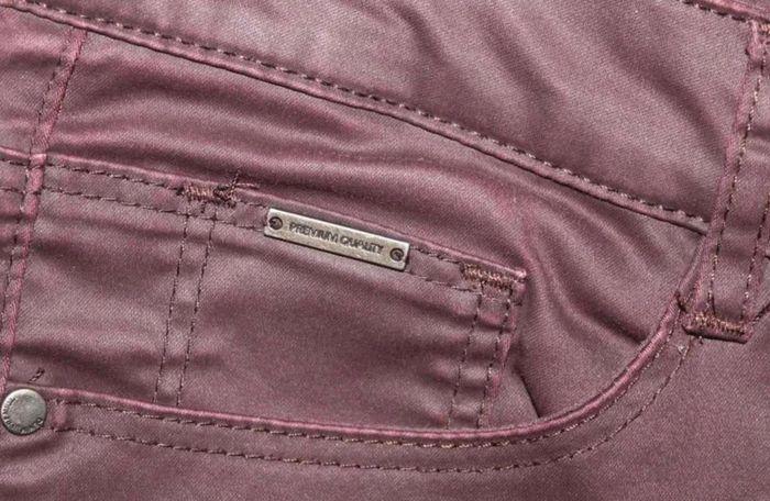 Pantalon  huilé  –  Bordeaux  –  Camaïeu -  44 - photo numéro 3