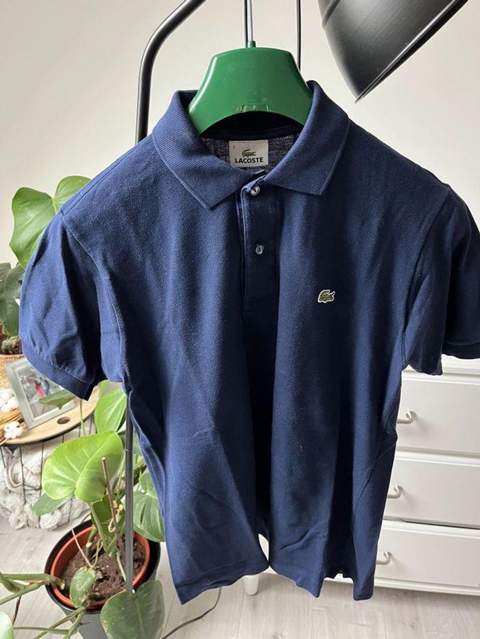 Polo Lacoste bleu marine - photo numéro 1