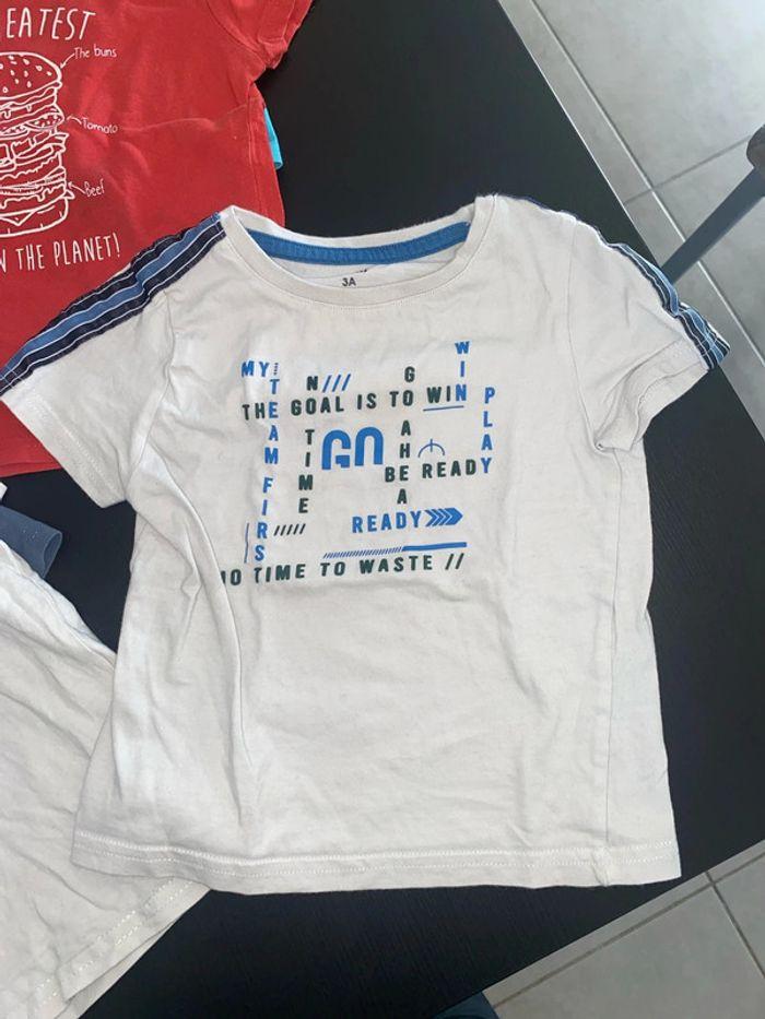 Lot de 5 t-shirt manche courte garçon 3ans - photo numéro 4