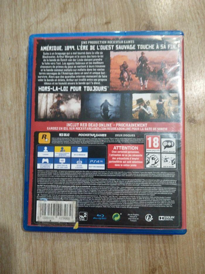 Red dead redemption 2 ps4 - photo numéro 2