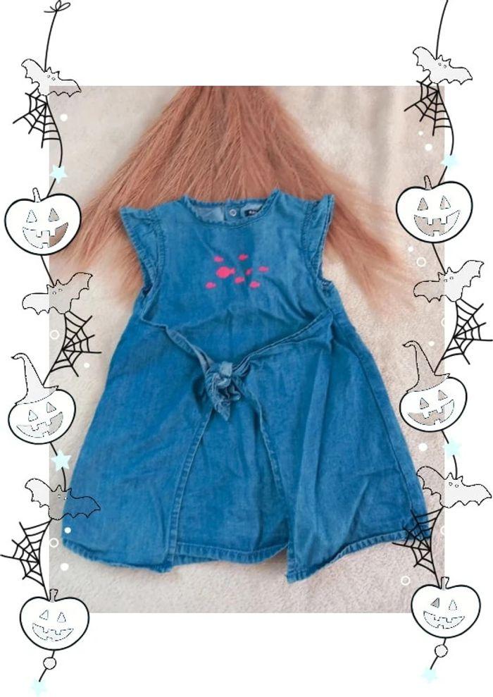 💚 robe en jeans - kiabi - 12 mois 💚