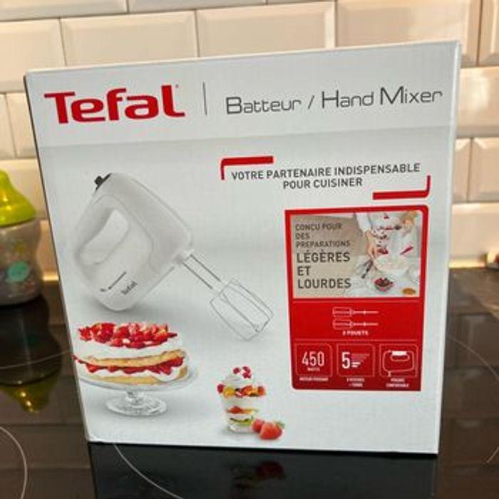 Batteur électrique Tefal pour gâteau neuve dans son emballage. Prix réel 39,90 €. - photo numéro 3