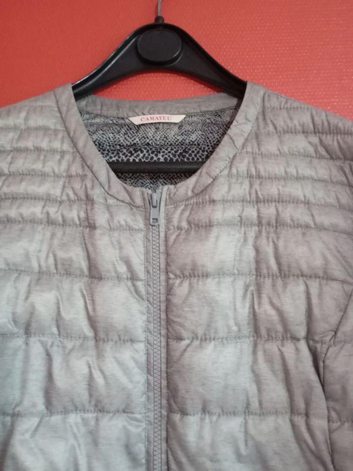 Veste Camaïeu Grise femme taille 42 - photo numéro 3