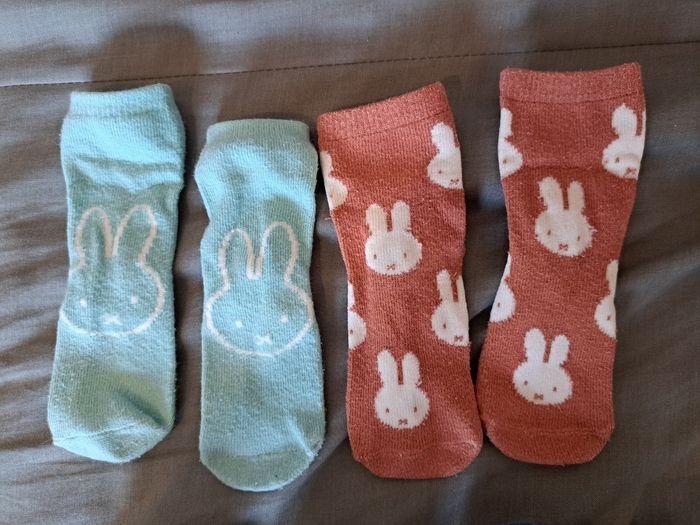 Lot de 2 paires Chausettes lapin