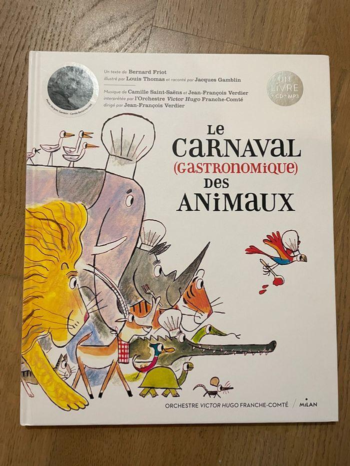 Le carnaval (gastronomique) des animaux avec CD - photo numéro 1