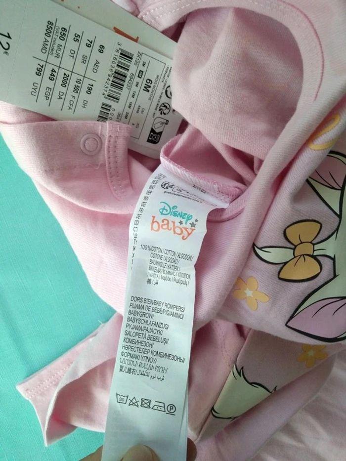 * Pyjama rose en jersey 'Disney' T6M Disney baby #2 - photo numéro 4