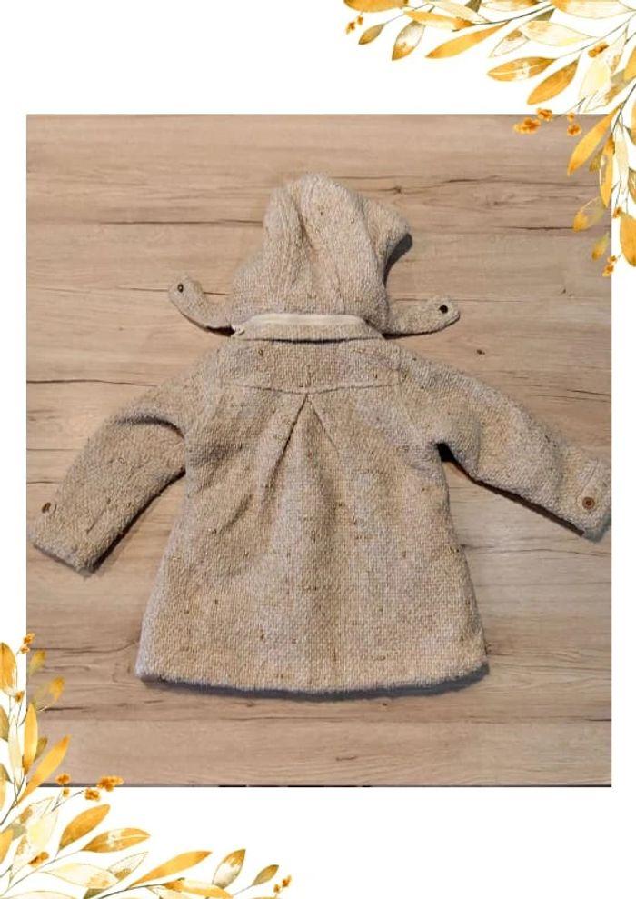 🌻 Joli manteau hiver très chaud à capuche fille 4 ans 🌻 - photo numéro 3