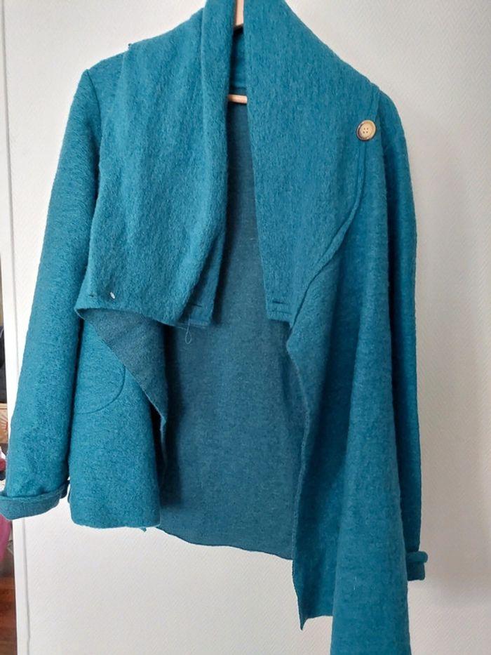 Manteau bleu - photo numéro 2