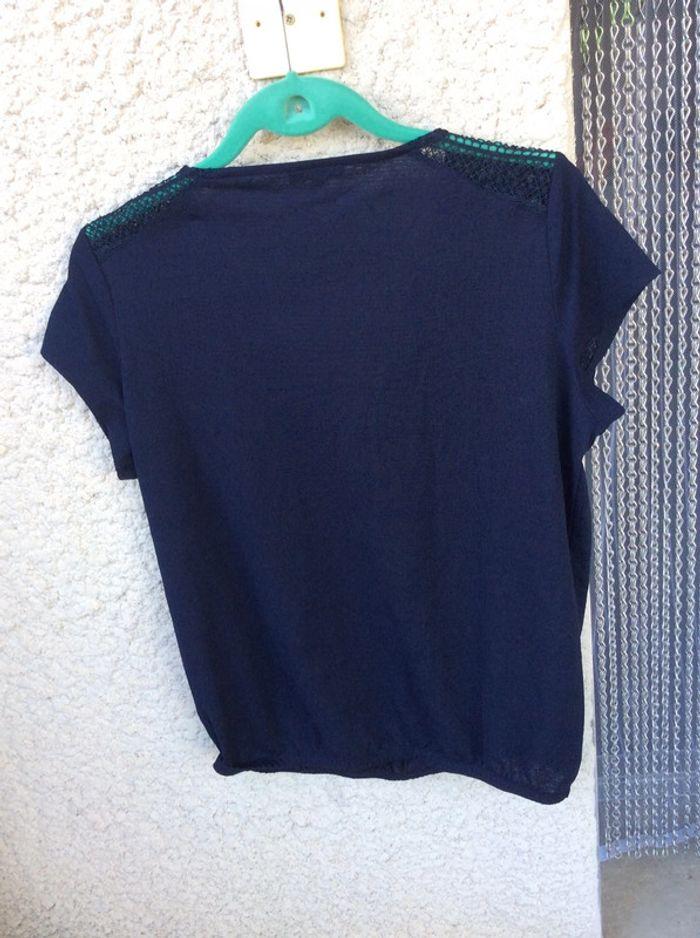 Tee shirt bleu marine - photo numéro 5