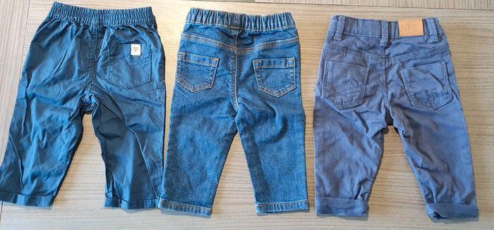 Lot de 3 pantalons jeans 6 mois - photo numéro 2