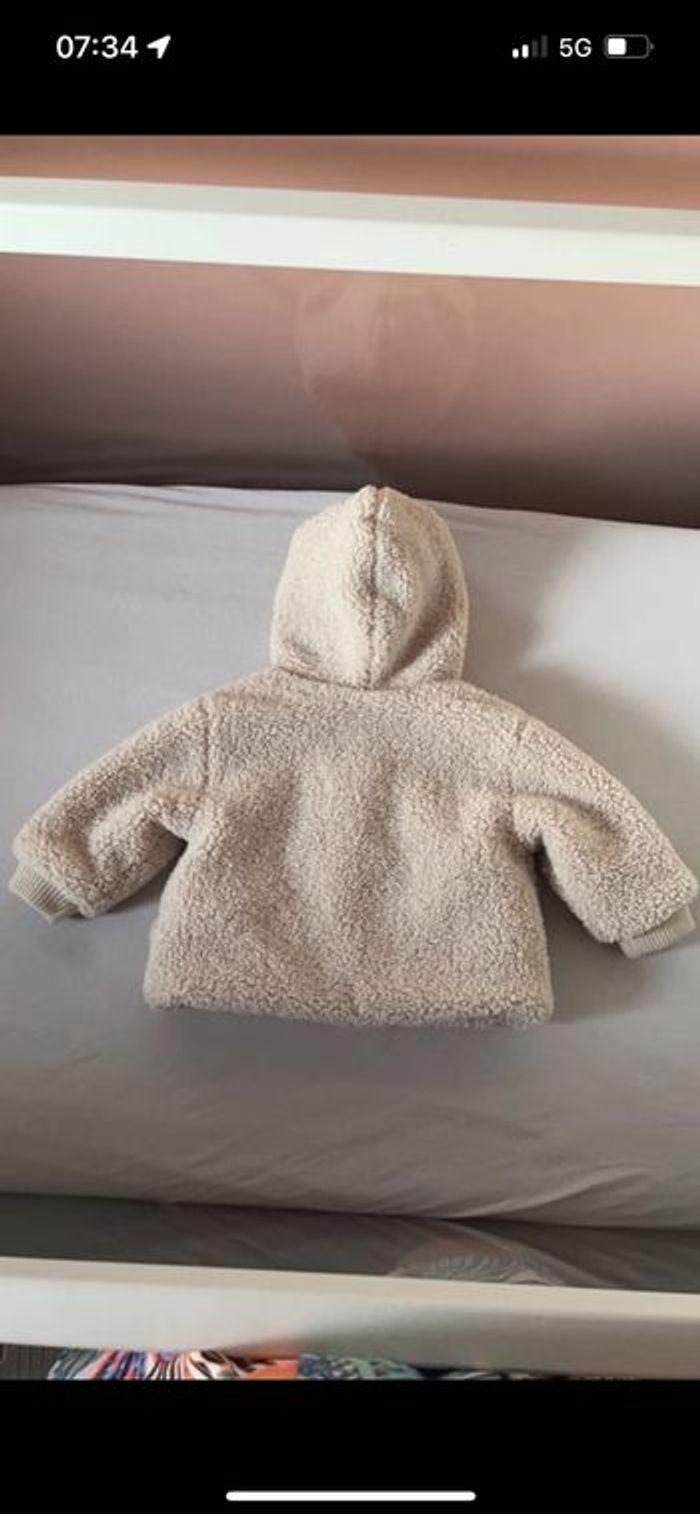 Manteau effet mouton bébé mixte ZARA - photo numéro 3