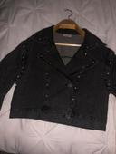 Veste en jean noir loavies txs