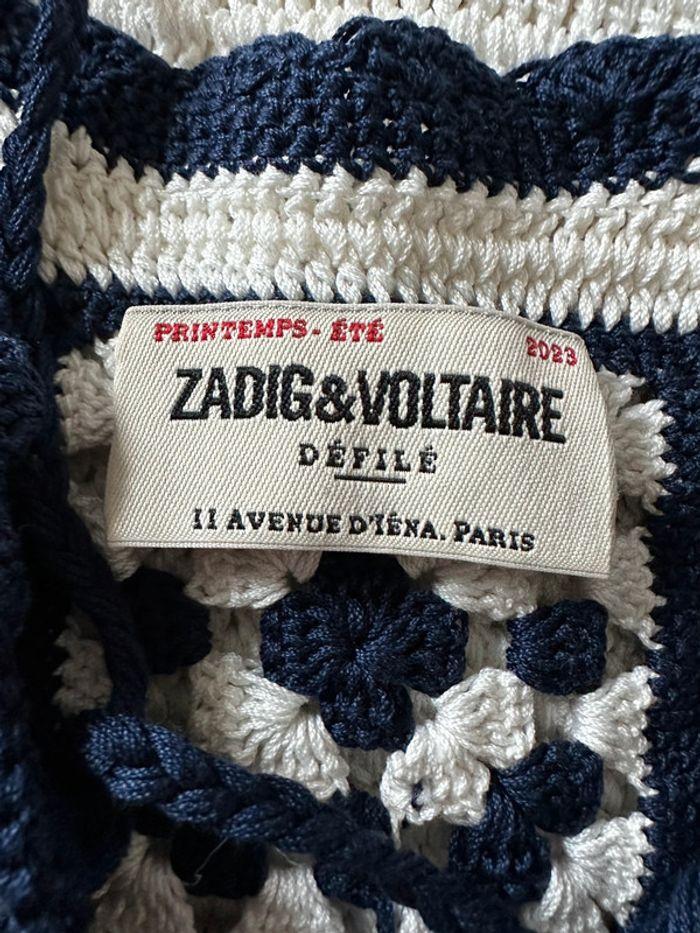 Robe crochet Zadig et Voltaire défilé T:L - photo numéro 7