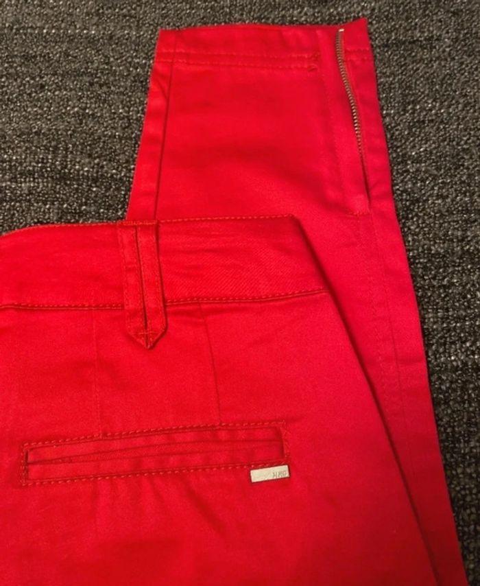 Pantalon rouge Mango femme - Taille 34, style unique et parfait état 🔥 - photo numéro 4