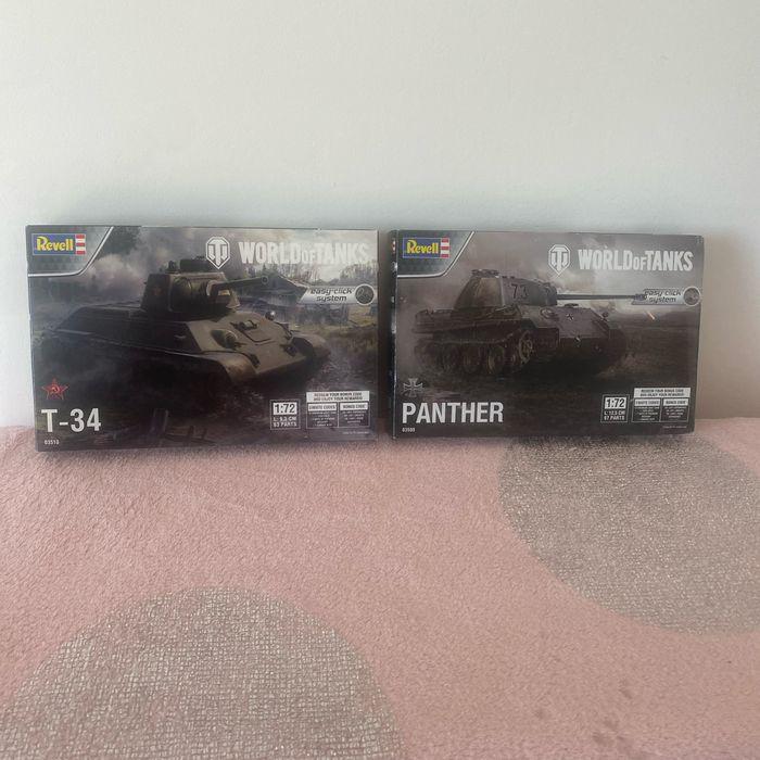 lot de 2 maquettes tanks revell 1:72 neuf - photo numéro 1