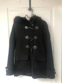 Manteau noir femme taille S neuf