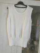 Pull coton sans manches taille 3