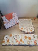 Coffret naissance trousse de toilette, lingettes et pochon de lavage