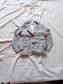 Veste costume 5ans gris clair lin vertbaudet