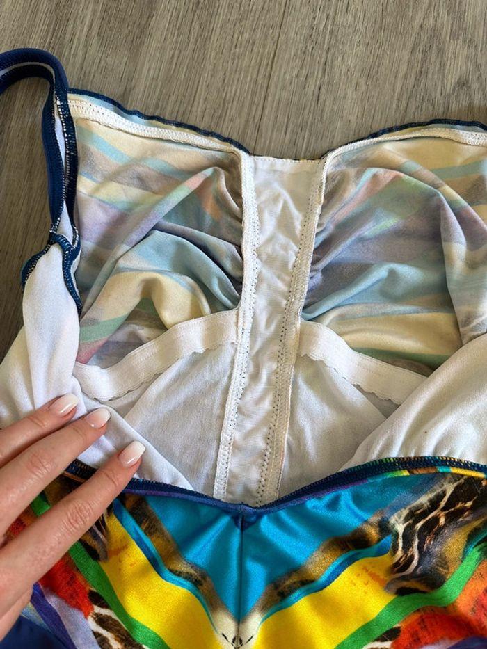 Maillot de bain une pièce bleu et multicolore Sunflair T36 S - photo numéro 6