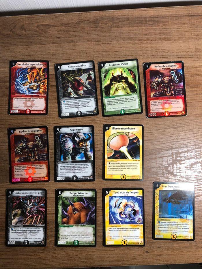 Lot de 11 cartes TCG duel masters VF , rare ou promo - photo numéro 1