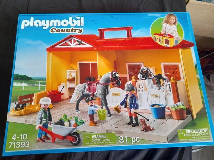 71393 écurie transportable Playmobil neuve