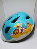 casque de vélo bleu réglable btwin