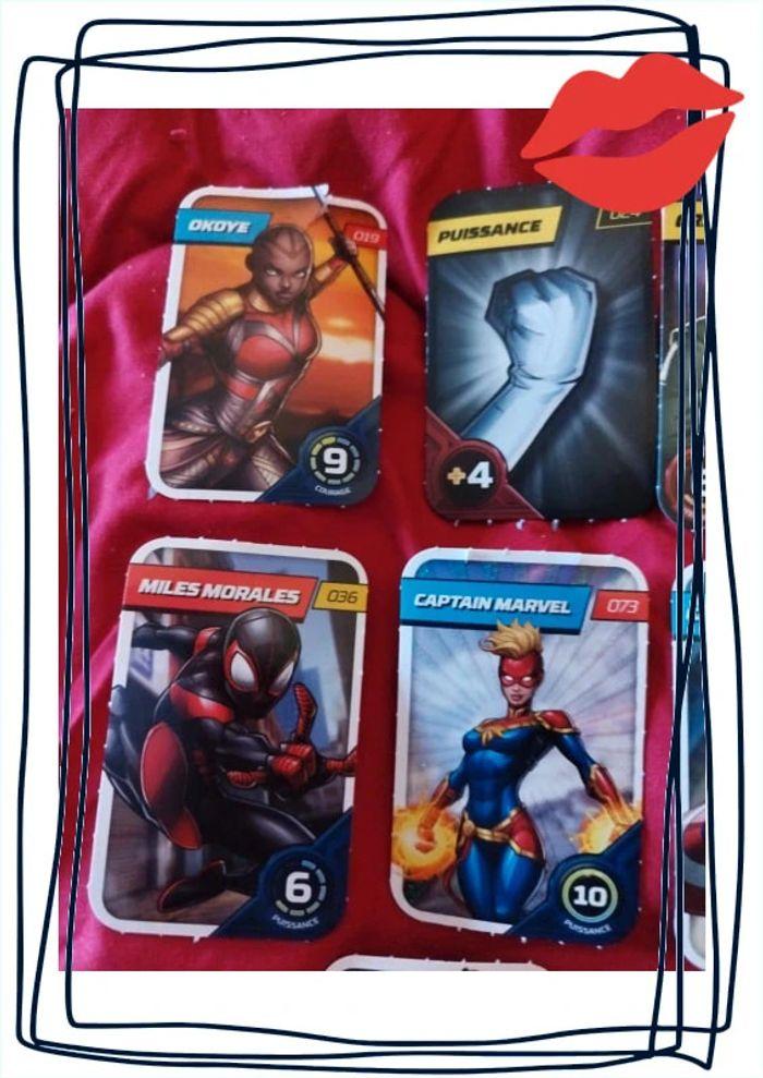 Lot 8 cartes de collection Marvel Avengers - photo numéro 7