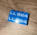 Lot de 2 Pièces Lego 3010p924 - Blue