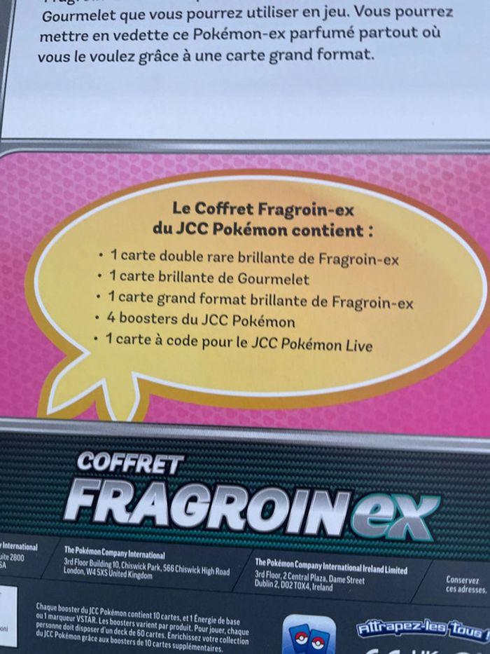 Coffret Fragroin ex neuf 4 boosters voir descriptif - photo numéro 2