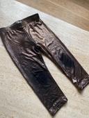 Legging brillant bronze