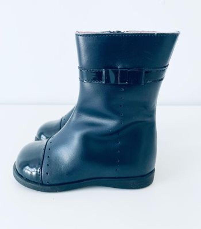 Bottes en cuir Jacadi, taille 21 - photo numéro 3