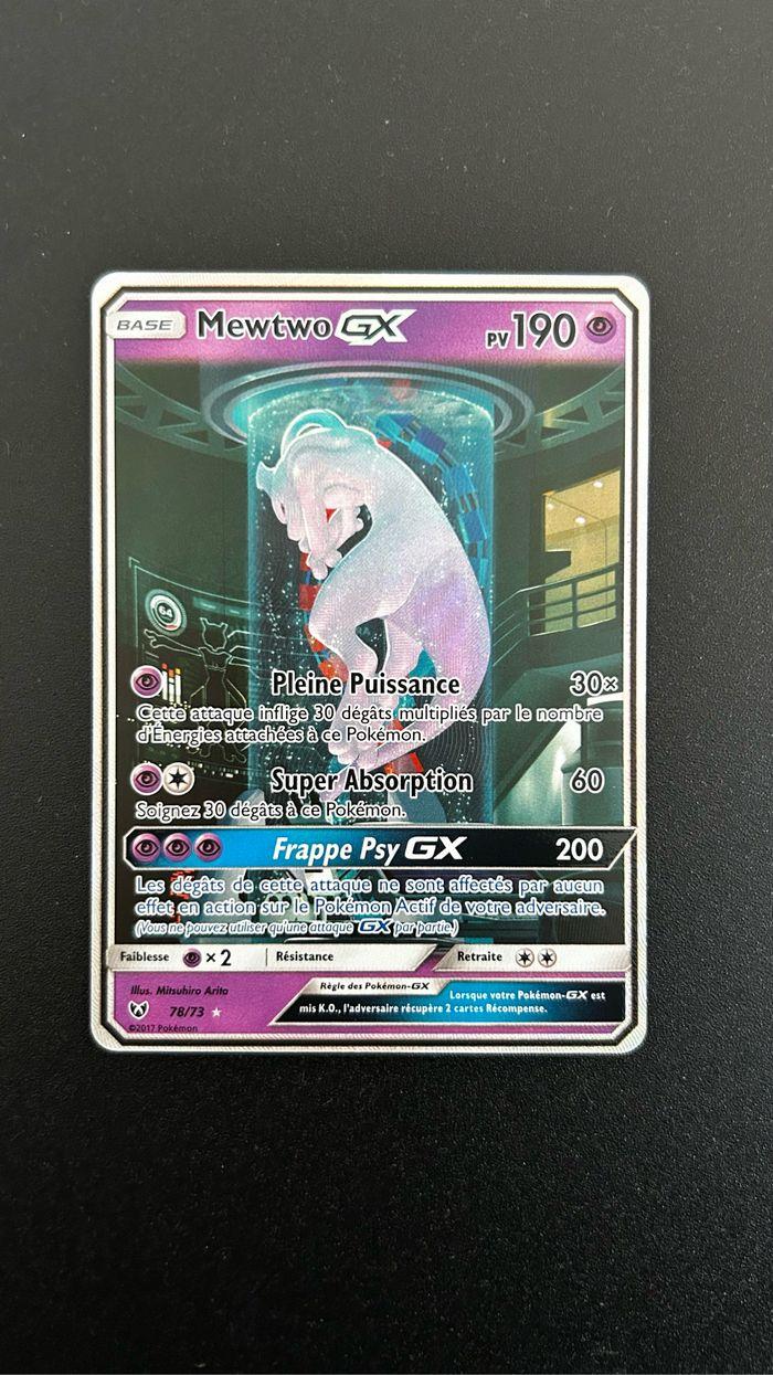 Pokémon Mewtwo Gx 78/73 Incubateur SL Legend Brillante - photo numéro 1